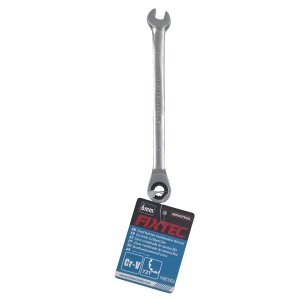 Cheie fixa clichet pivotant FIXTEC 6 mm 72‑dinti