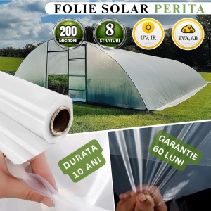 Folie Solar PERITA 200 Microni, 60 Luni Garantie, 8 straturi, SPANIA