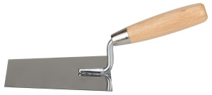 Mistrie Trapezoidala Inox Maner Lemn 90 grade / L[mm]: 160