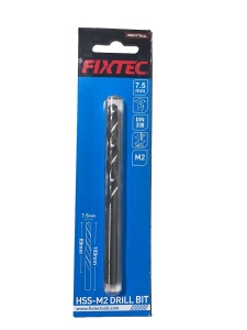 Burghiu Metal HSS-M2 FIXTEC 7.5 mm – FDBM01075