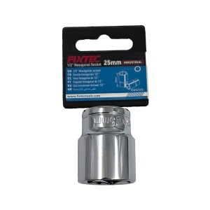 Cap cheie tubulara de impact 25 mm, FIXTEC, prindere 1/2