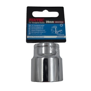 Cap cheie tubulara de impact 28 mm, FIXTEC, prindere 1/2
