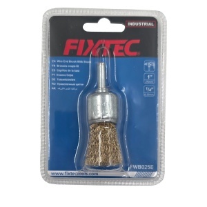 Perie rotativa FIXTEC 25 mm cu tija 6,35 mm