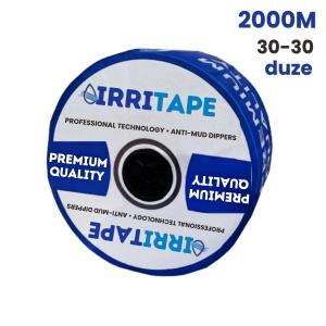 Banda de picurare Irritape, 30cm, 2000m, diametru 16mm, 6 mil, cu duze