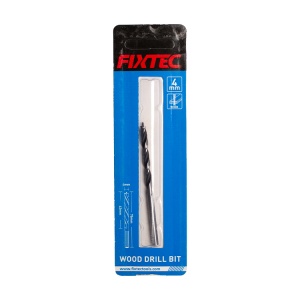 Burghiu spiral lemn FIXTEC 4 mm x 75 mm