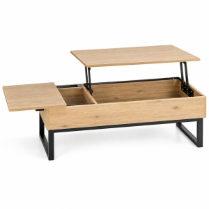Masuta de Cafea pentru Living, 109 x 55 x 46 cm, Blat PAL Melaminat 15 mm, Cadru Metalic, FG-2164