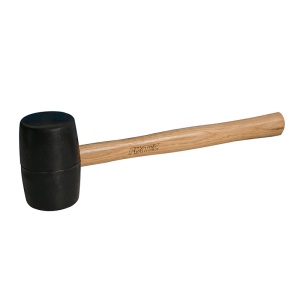 Ciocan Cauciuc FIXTEC 8 oz cu Maner Lemn
