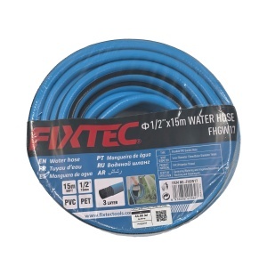 Furtun gradina PVC FIXTEC 1/2"x15m, 3 straturi