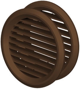 Grila de Ventilatie Rotunda din ABS cu Plasa EvoSanitary
