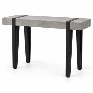 Masa Consola pentru Hol si Living, 120 x 40 x 80 cm, Blat PAL si Cadru Metalic, FG-24271