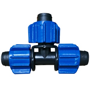 Teu banda de picurare, 16mm , mufa legatura pentru sistem de picurare