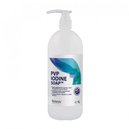 Săpun lichid KLINTENSIV® PVP Iodine Soap 7,5% sapun igienic si chirurgical, 1 l