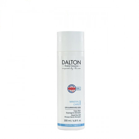 Șampon și gel de duș psoriazis, eczeme și iritații Mineral Care Med Dead Sea Salt Shower Gel Shampoo 200 ml.
