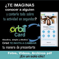 TARJETA DIGITAL DE PRESENTACION ORBIT CARD STANDARD BASICA AUTOEDITABLE INTERACTIVA RESPONSIVE (No incluye Montaje y Edición Posterior)INCLUYE CONSTRUCTOR PREMIUM AIYELLOW+AMAWEBS BÁSICO GRATIS !