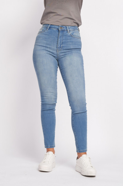 Kenvelo - Dámské Denim Kalhoty dlouhé kalhoty