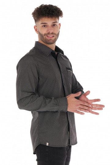 Timeout - Camasa barbat slim fit cu model