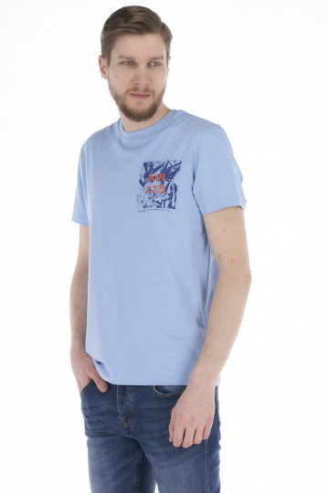 Kenvelo - Tricou barbat cu imagine imprimata si mesaj