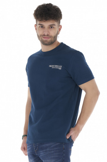 Timeout - Tricou barbat din bumbac cu imprimeu texturat