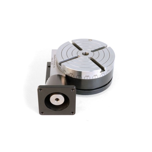 Masa rotativa cu pregatire CNC, cu montare inversa, freze Sherline