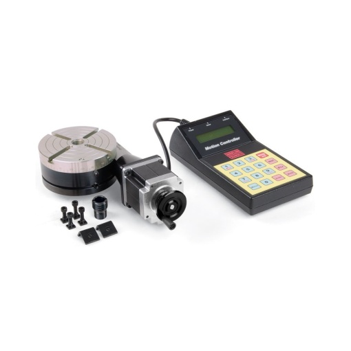 Controler cu masa rotativa cu pregatire CNC, acoperit cu nichel-tefon, freze Sherline