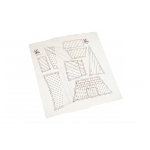 Material textil pentru vele navomodele Bomb Ketch, Amati