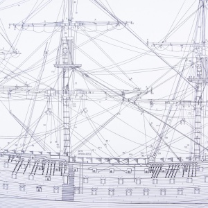 1028 Planuri constructie navomodel Amati, HMS Victory - Img 2