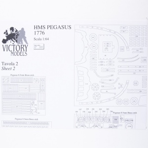 1100/05 Planuri contructie navomodel Victory Models, HMS Pegasus - Img 2