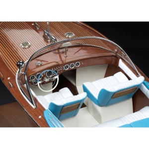 1608 ITALIAN RUNABOUT - 1970 (Tip Riva Aquarama), Navomodel Amati, Scara 1:10 - Lungime 85cm - Img 12