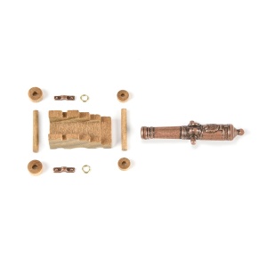 4159/40 Set 10 tunuri cu afet din lemn pentru navomodelism, Amati - Img 2