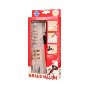 Pebaro 0261, Set pentru pirogravura, 30W, 220V, include 20 de varfuri - Img 1