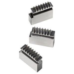 Set de fălci moi, fără trepte pentru mandrină de strung cu 3 fălci ˜ 125 mm, WABECO