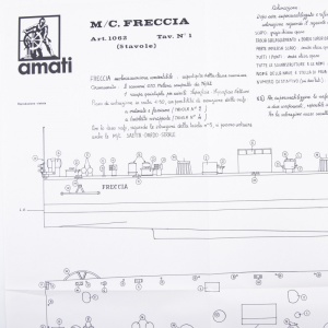 1062 Planuri constructie navomodel Amati Distrugatorul Freccia - Img 2