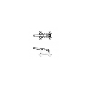 4155/40 Set 10 tunuri cu afet din plastic pentru navomodelism, Amati - Img 7
