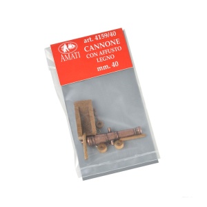 4159/40 Set 10 tunuri cu afet din lemn pentru navomodelism, Amati - Img 3