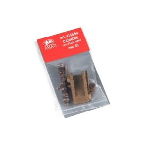 4159/50 Set 10 tunuri cu afet din lemn pentru navomodelism, Amati - Img 4