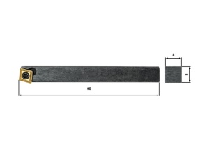 Cutite strung de finisare cu placute indexabile, Wabeco - Img 3