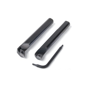 Scule de alezat dreapta cu insertii din carbura, 55° sau 80°, 10mm, pentru strung Sherline - Img 2