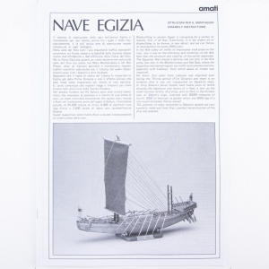 1003 Planuri constructie navomodel Amati Nava Egipteana - Img 6