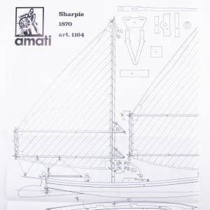 1164 Planuri constructie navomodel Amati, Sharpie - Img 6