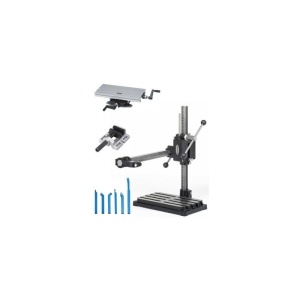 24594 Stand gaurire/frezare 500/500mm, cu masa frezare, menghina si cutite strung