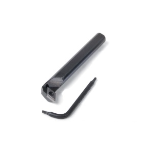 Scule de alezat dreapta cu insertii din carbura, 55° sau 80°, 10mm, pentru strung Sherline - Img 3