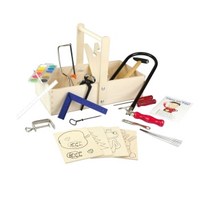 Set traforaj de decupat pentru tamplarie cu masa de taiat si culori, Pebaro
