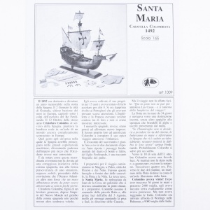 1009 Planuri constructie navomodel Amati Santa Maria, 1492