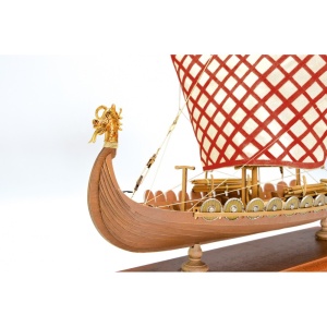 1406/01 Drakkar viking-sec XVIII-XIX, Navomodel Amati, Scara 1:50 - Lungime 44cm - Img 9