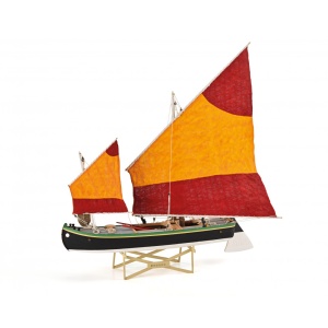 1570 Bragozzo, Vas de pescuit Venetian, Navomodel Amati Lungime 45cm - Img 3