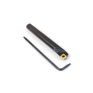 Bare de alezat cu insertie din carbura de tip LH 80°, 8mm pentru strung Sherline