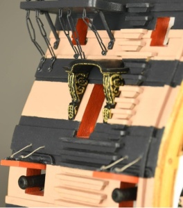 Navomodel sectiunea transversala a HMS Victory, scara 1:72 Kit model de nava din lemn - Artesania Latina - Img 9
