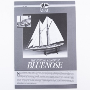 1047 Planuri constructie navomodel Amati, Bluenose, o goeleta de pescuit - Img 1