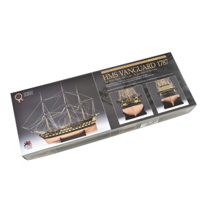 1300/04 HMS Vanguard, 1787- nava de lupta cu 74 de tunuri, Navomodel Victory Models, Scara 1:72 - Lungime 117cm - Img 8