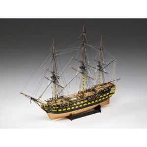 1300/04 HMS Vanguard, 1787- nava de lupta cu 74 de tunuri, Navomodel Victory Models, Scara 1:72 - Lungime 117cm - Img 9